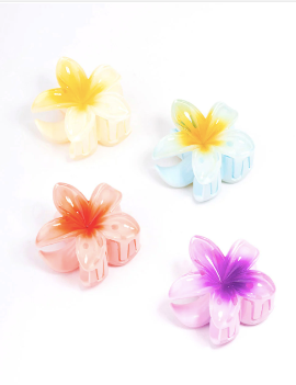 1 pcs flower hair claw